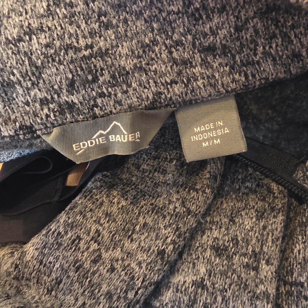 Eddie Bauer Charcoal Knit Jacket - Picture 5 of 6